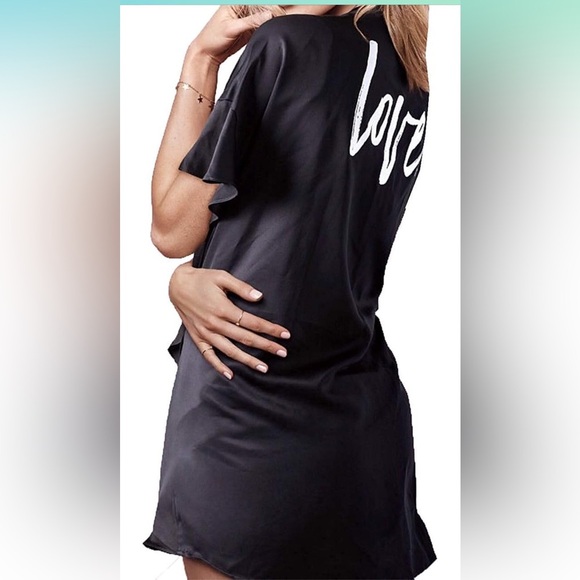 Victoria's Secret NWT Silky Ruffle Kimono Robe - Picture 8 of 10